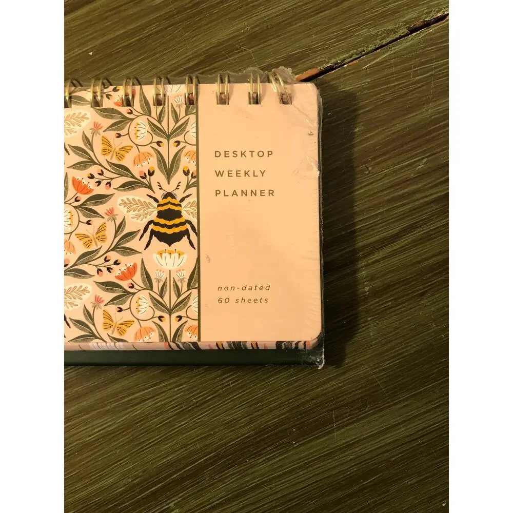 Juliana Tipton x Fringe NWT Weekly Desktop Planner Non Dated 60 Sheets